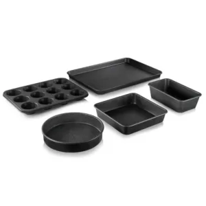 GRANITESTONE 15-Piece Aluminum Hammered Ultra-Durable Non-Stick Diamond Infused Cookware and Bakeware Set