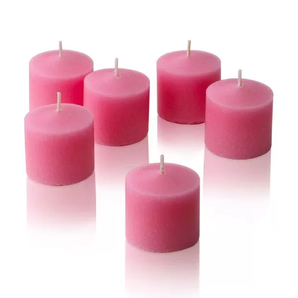 Light In The Dark 10 Hour Pink Rose Garden Scented Votive Candle (Set of 72)