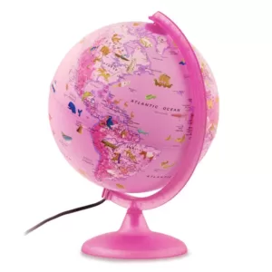 Waypoint Geographic Safari Explorer Pink Animals 10 in. Illuminated Globe