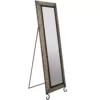 Pinnacle Oversized Antique Bronze Metal Modern Mirror (66.5 in. H X 20.1 in. W)