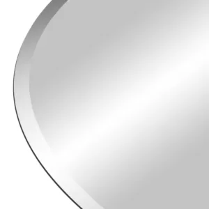 Pinnacle Small Oval Beveled Glass Mirror (17.5 in. H x 24.5 in. W)