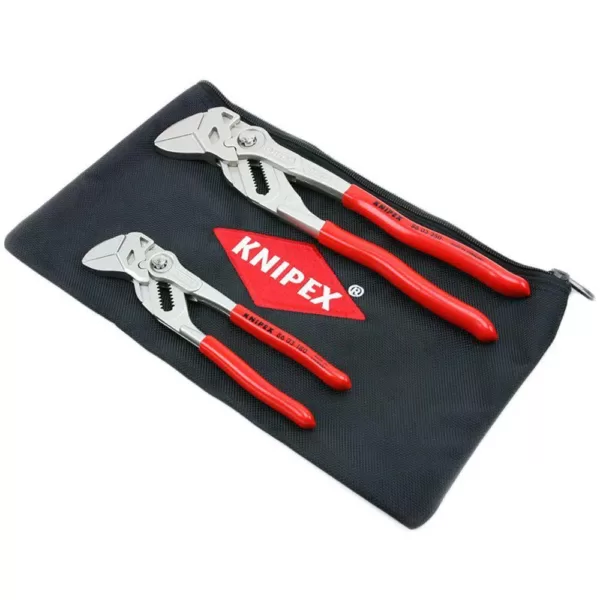 KNIPEX 10 in. Cobra Water Pump and Hose Clamp Pliers Set with Carry Pouch (2-Piece)