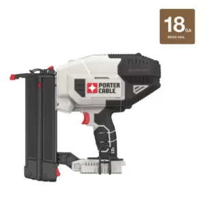 Porter-Cable 20-Volt MAX 18-Gauge Cordless Brad Nailer (Tool-Only)