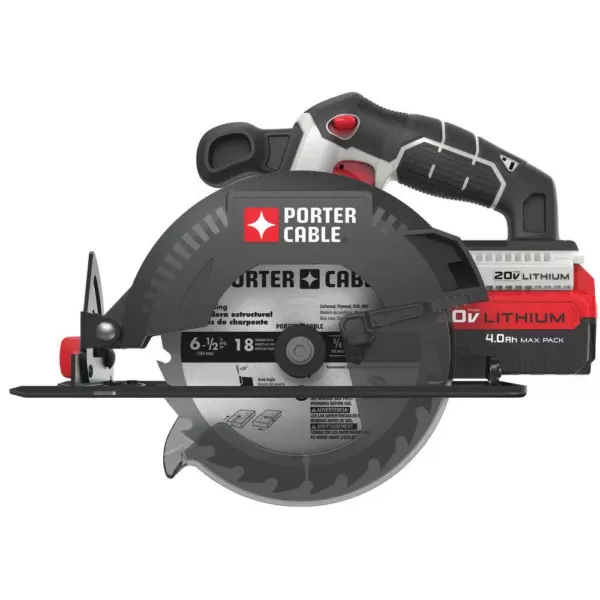 Porter-Cable 20-Volt MAX Cordless 6-1/2 in. Circular Saw (Tool-Only)