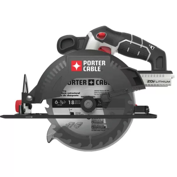 Porter-Cable 20-Volt MAX Cordless 6-1/2 in. Circular Saw (Tool-Only)