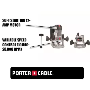 Porter-Cable 2-1/4 HP Multi-Base Router Kit with Router Kit Table Height Adjuster