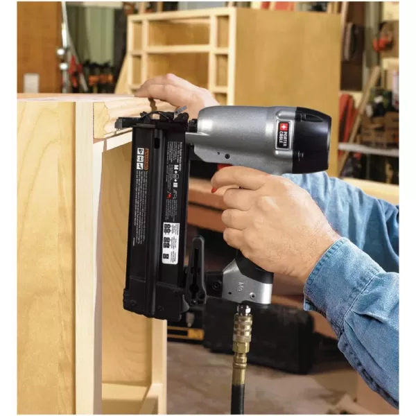 Porter-Cable 15-Gauge Pneumatic 2-1/2 in. Angled Finish Nailer Kit with Bonus 18-Gauge Brad Nailer Kit