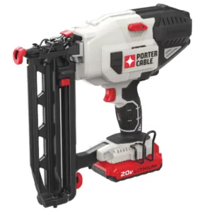 Porter-Cable 20-Volt MAX Lithium-Ion 16-Gauge Cordless  Nailer with Battery 1.5 Ah and Charger