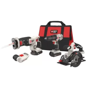 Porter-Cable 20-Volt MAX Lithium-Ion Cordless Combo Kit (4-Tool)