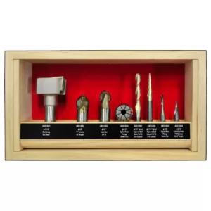 Powermatic PM-RBS CNC Carbide Router Bit Set (8-Piece)