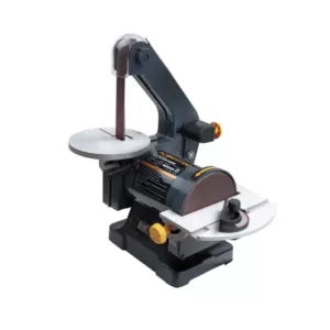 POWERTEC Belt Disc Sander for Woodworking, 1 in. x 30 in. Belt Sander with 5 in. Sanding Disc