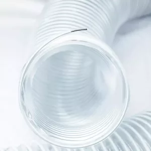 POWERTEC 6 in. x 5 ft. Clear PVC Flexible Dust Collection Hose