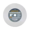 POWERTEC 8 in. x 1 in. 80-Grit 5/8 in. Arbor White Aluminum Oxide Grinding Wheel