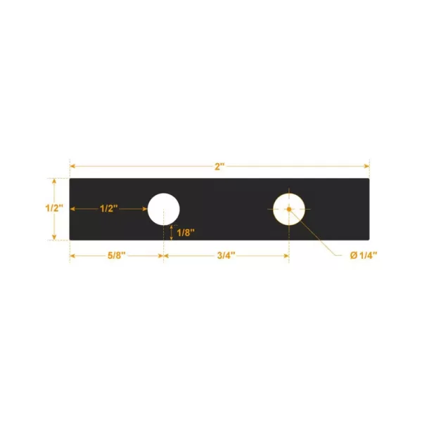 POWERTEC 1/4 in. Dowel Drilling Jig with Cobalt M-35 Drill Bit and Split Ring Stop Collar