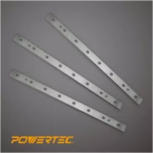 POWERTEC 13 in. HSS Planer Blades for DeWalt DW735 (Set of 3)