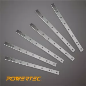 POWERTEC 12-1/2 in. High-Speed Steel Planer Knives Dual Sided Replacement Planer Blades for DW7342 (6-Pack)