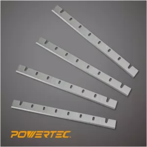 POWERTEC 12.5 in. M2 High-Speed Steel Planer Knives for DeWalt 733, DW7332 (2-Sets), 4-Knives