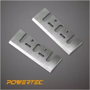 POWERTEC 3-1/4 in. HSS Planer Blades for Makita D17217 / N1900B (Set of 2)