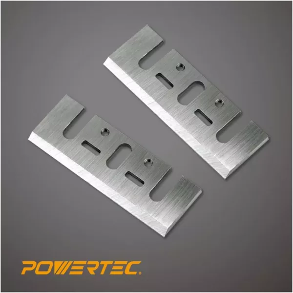 POWERTEC 3-1/4 in. HSS Planer Blades for Makita D17217 / N1900B (Set of 2)