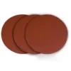 POWERTEC 12 in. 60 Grit PSA Aluminum Oxide Sanding Disc, Self Stick (3-Pack)