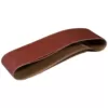 POWERTEC 6 in. x 48 in. 80-Grit Aluminum Oxide Sanding Belt (3-Pack)