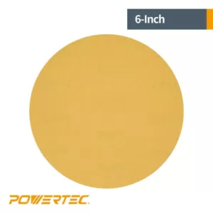 POWERTEC 6 in. 400-Grit Aluminum Oxide PSA Sanding Disc Roll (100-Pack)