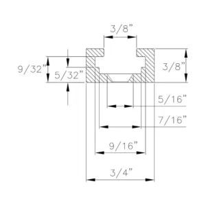 POWERTEC 48 in. Double-Cut Profile Universal T-Track with Predrilled Mounting Holes (2-Pack)