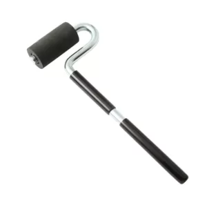 POWERTEC 1-1/2 in. x 3 in. Long Handle J-Roller with Rubber Roller