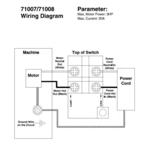 POWERTEC 110/220-Volt Paddle Switch