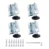 POWERTEC Heavy-Duty Leveler Legs with Lock Nuts (4-Pack)