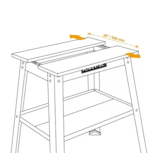 POWERTEC Heavy-Duty Universal Tool Stand