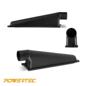 POWERTEC Dust Port and Screw Set for PL1250, PL1251 and PL1252