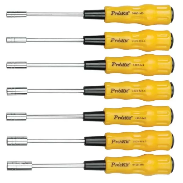 Pro'sKit Hex Nut Driver Set (7-Piece)