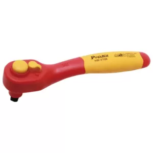 Pro'sKit 3/8 in. Drive 1000-Volt Insulated Reverse Ratchet Handle