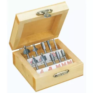 Proxxon Wood Router Cutter Set (10-Piece)