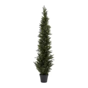 Pure Garden 72 in. Artificial Cedar Topiary