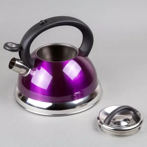 Creative Home Alexa 12-Cup Stovetop Tea Kettle in Purple