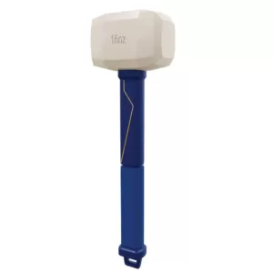 QEP 16 oz. Pro Rubber Floor Mallet with 11.5 in. Plastic Handle