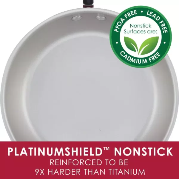 Rachael Ray 3 qt. Create Delicious Aluminum Nonstick Steam Set, Red Shimmer