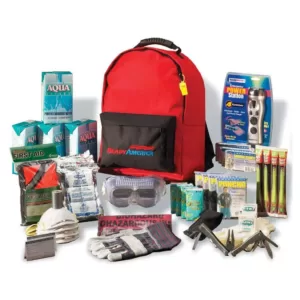 Ready America 4-Person 3-Day Deluxe Emergency Kit with Backpack