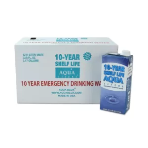 Ready America 10-Year Shelf Life Aqua Literz 1 l (12-Pack)