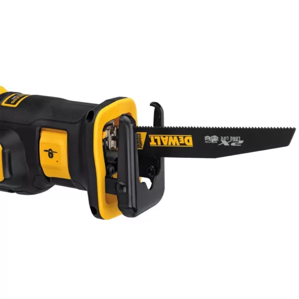 DEWALT 20-Volt MAX XR Cordless Brushless Compact Reciprocating Saw with (1) 20-Volt Battery 3.0Ah & Charger