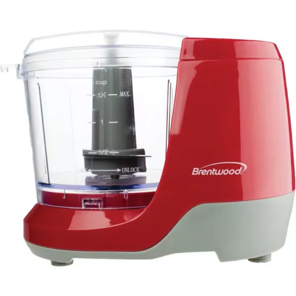 Brentwood Red Mini Food Slicer/Chopper