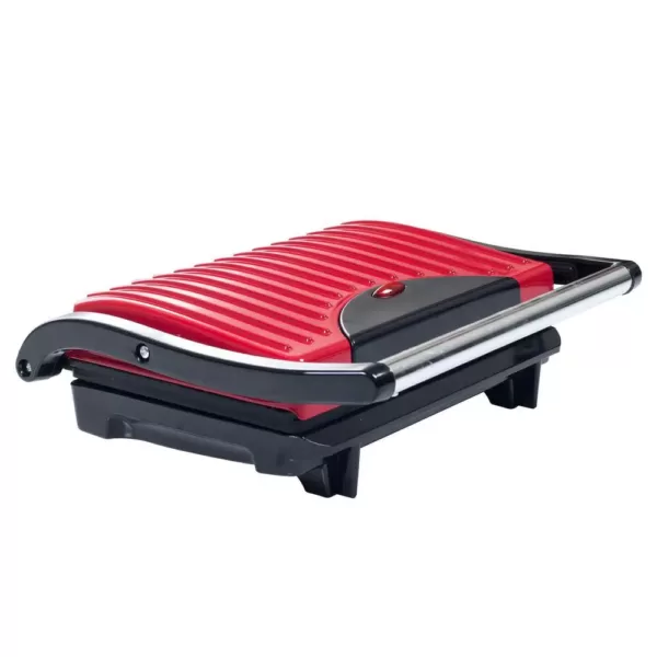 Chef Buddy 760 W Red Non-Stick Panini Press