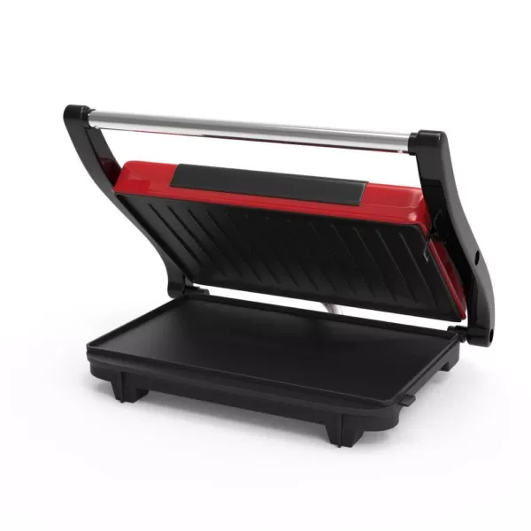 Chef Buddy 760 W Red Non-Stick Panini Press