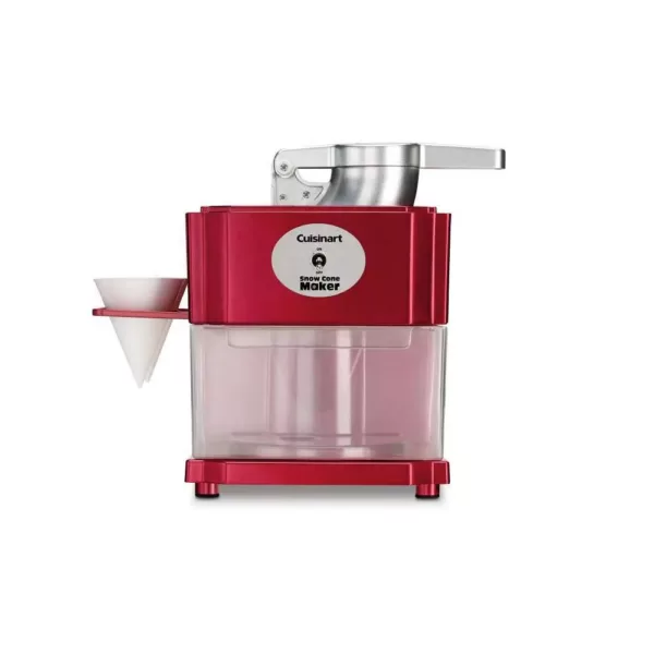 Cuisinart 20 oz. Red Countertop Snow Cone Machine