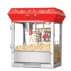 Great Northern 4 oz. Red Stainless Steel Foundation Popcorn Machine Top