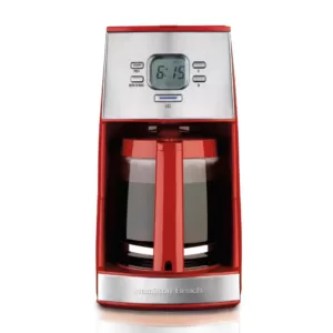 Hamilton Beach 12-Cup Red ensemble Coffee Maker