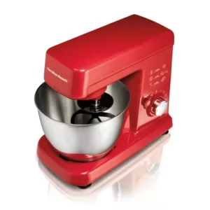 Hamilton Beach 3.5 Qt. 6-Speed Red Stand Mixer