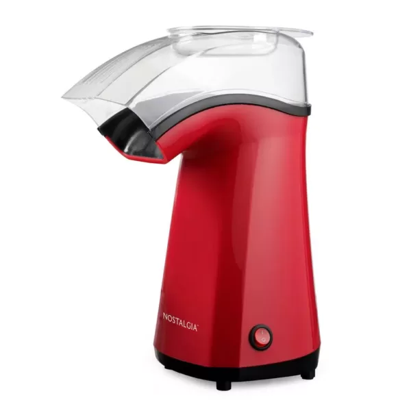 Nostalgia Air Pop Hot Air 4 oz. Red Countertop Popcorn Machine